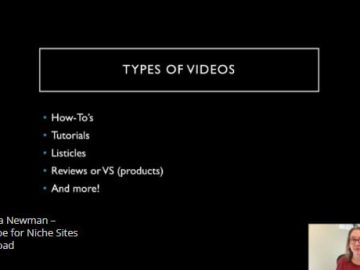 Shawna Newman – YouTube for Niche Sites